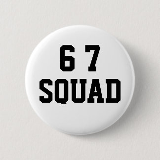 Badge Rond 5 Cm Six Seven 6 7 Équipe Mème Drôle Humour