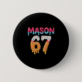 Badge Rond 5 Cm Six Seven Ice Cream Drip 67 Mason Meme