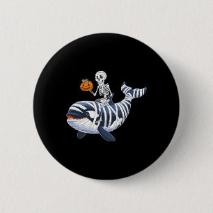 Badge Rond 5 Cm Skeleton équitation maman Orca Halloween Candy Wha