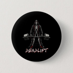 Badge Rond 5 Cm Skeleton Halloween Gym plaisanteries d'entraînemen