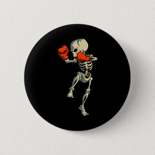 Badge Rond 5 Cm Skeleton Muay Thai Kick Boxe Mixed martial art Fun