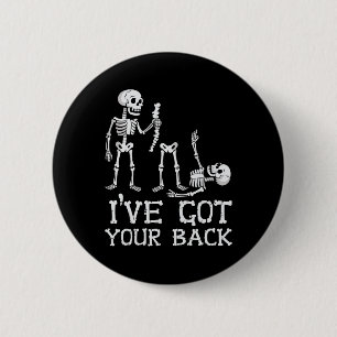 Badge Rond 5 Cm Skeletons Halloween J'Ai Votre Costume Ck Hommes Q