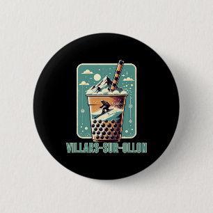 Badge Rond 5 Cm Ski Et Apres Ski - Villars-sur-ollon Suisse