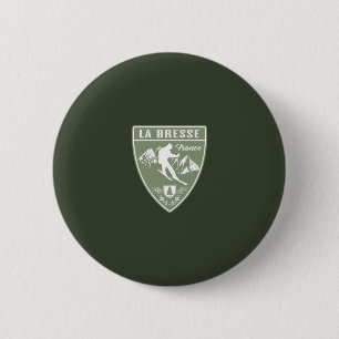 Badge Rond 5 Cm Ski La Bresse France