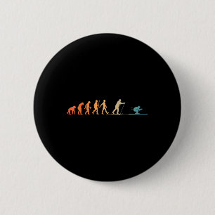 Badge Rond 5 Cm Ski Nordic Art Hommes Ski De Snowboard Femmes Lo