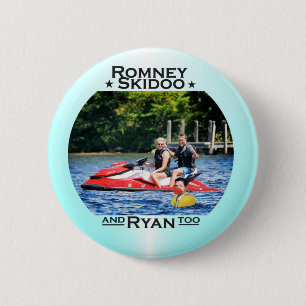Badge Rond 5 Cm Skidoo et Ryan de Romney, aussi