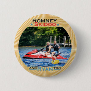 Badge Rond 5 Cm Skidoo et Ryan de Romney, aussi