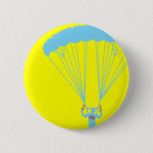 Badge Rond 5 Cm skydive suicide (Devant)