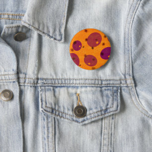 Badge Rond 5 Cm SlipperyJoe's Happy Hanoukka juive hébraïque gelée