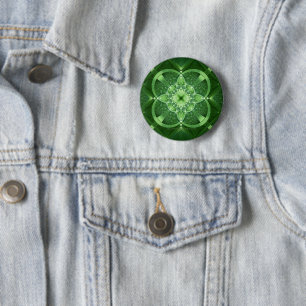 Badge Rond 5 Cm SlipperyJoe's Saint Patrick's Day éclatante forme
