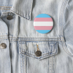 Badge Rond 5 Cm SlipperyJoe's transgenre pride drapeau de la diver