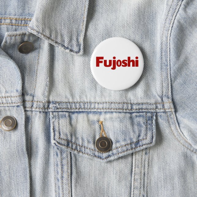 Badge Rond 5 Cm Slogan rouge simple Fujoshi (En situation)