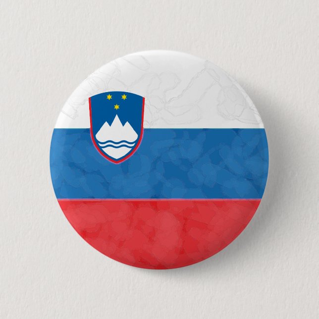 Badge Rond 5 Cm Slovénie (Devant)