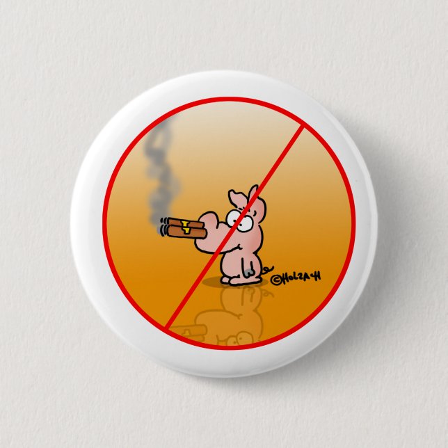 Badge Rond 5 Cm Smokefree (Devant)