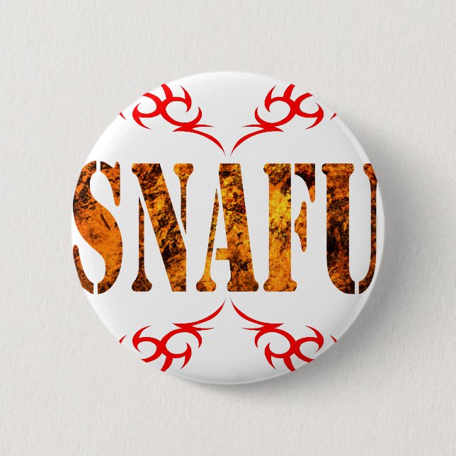 BADGE ROND 5 CM SNAFU (Devant)