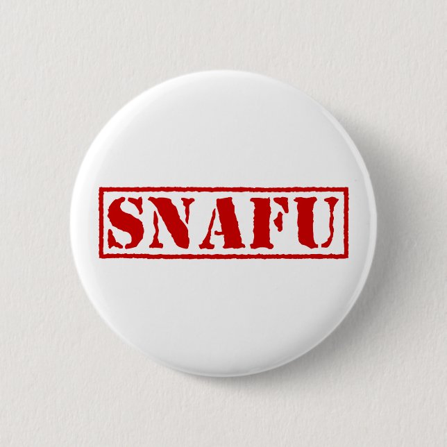 BADGE ROND 5 CM SNAFU (Devant)