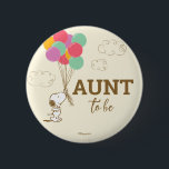 Badge Rond 5 Cm Snoopy et Balloons Baby shower Tante<br><div class="desc">Célébrez la tante à être spéciale avec le bouton Tante Baby shower Snoopy et Balloons ! Avec Snoopy tenant des ballons colorés, ce bouton amusant et ludique est l'accessoire parfait pour la tante de votre baby shower à thème Peanuts. Porté par la tante ou offert comme une faveur de fête,...</div>