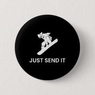 Badge Rond 5 Cm Snowboard T Shirt Snowboard Pour Hommes Femmes Enf
