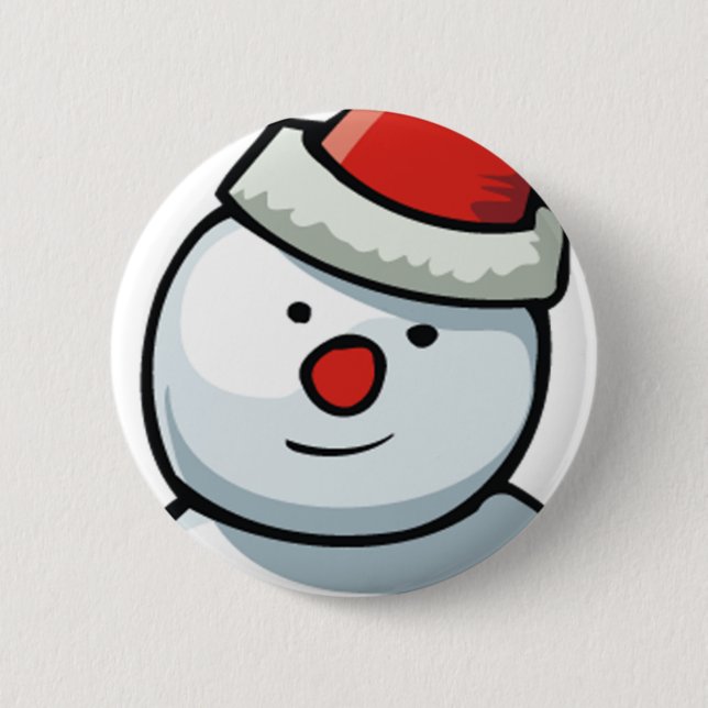 Badge Rond 5 Cm snowface (Devant)