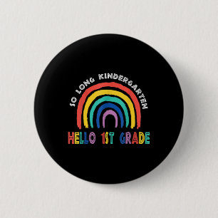 Badge Rond 5 Cm So Long jardin d'enfants Bonjour été pour enfants