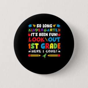 Badge Rond 5 Cm So Long Kindergarten 1ère année