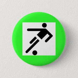 BADGE ROND 5 CM SOCCER