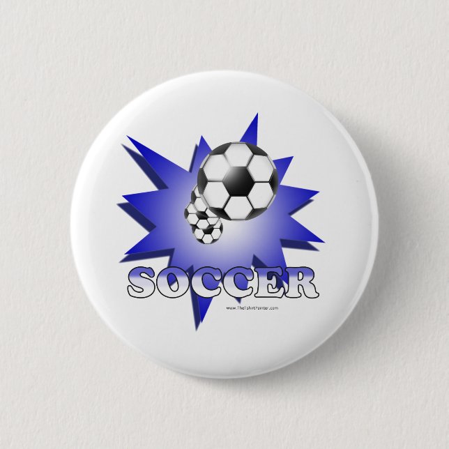 Badge Rond 5 Cm Soccer! (Devant)
