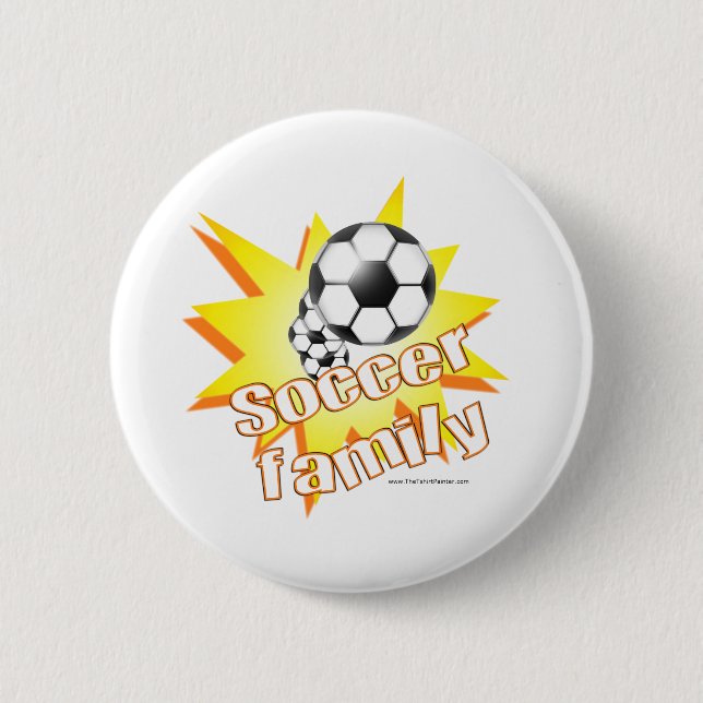 Badge Rond 5 Cm Soccer Family (Devant)