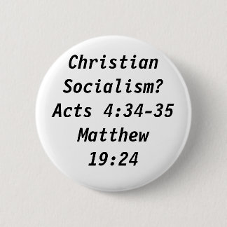 Badge Rond 5 Cm Socialisme chrétien ?