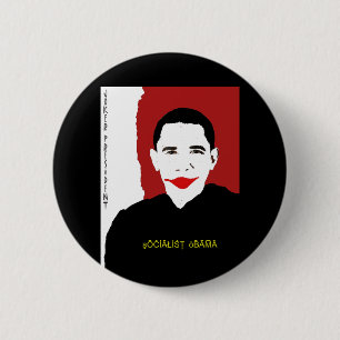 Badge Rond 5 Cm SOCIALISToBAMAJOKER