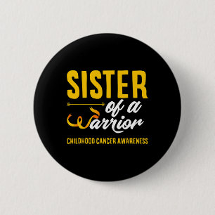 Badge Rond 5 Cm Soeur D'Un Frère Guerrier Conscience Du Cancer De