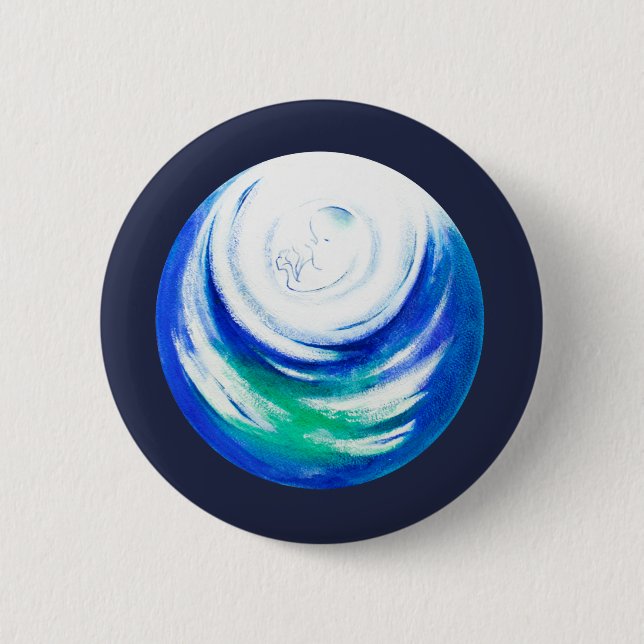 Badge Rond 5 Cm Soeur Nature (Devant)
