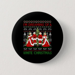 Badge Rond 5 Cm Sœurs, je rêve d'un Noël blanc Film 19