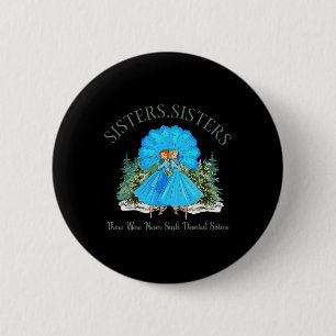 Badge Rond 5 Cm Soeurs White Christmas Movie 1954 Pajamas Holiday