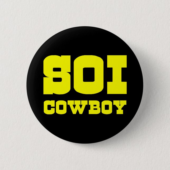 BADGE ROND 5 CM SOI COWBOY (Devant)
