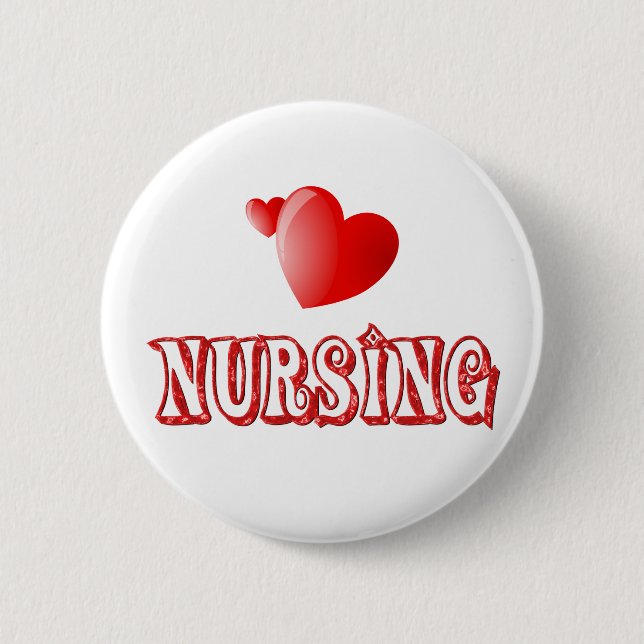 Badge Rond 5 Cm Soins d'amour (Devant)