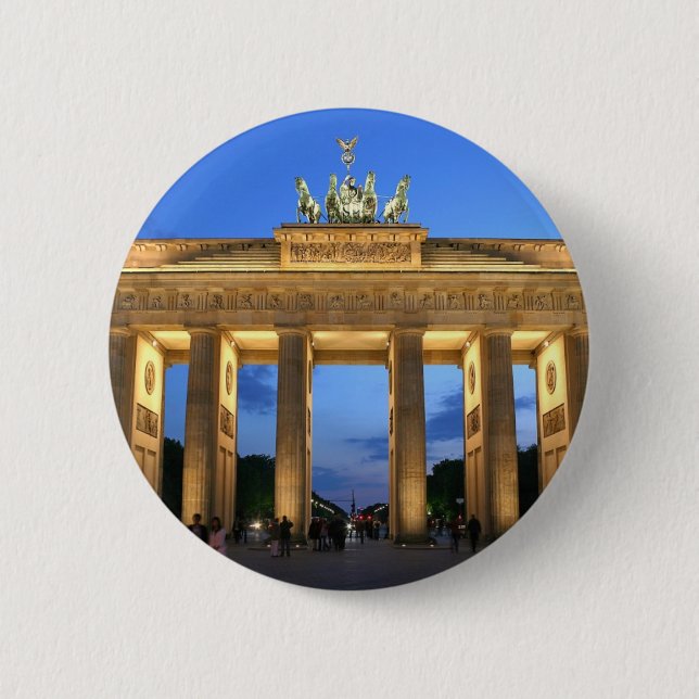 Badge Rond 5 Cm soirée brandenburg (Devant)