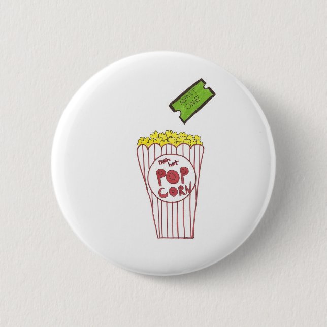 Badge Rond 5 Cm Soirée cinéma (Devant)
