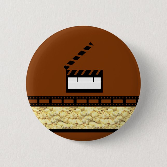 Badge Rond 5 Cm Soirée cinéma (Devant)