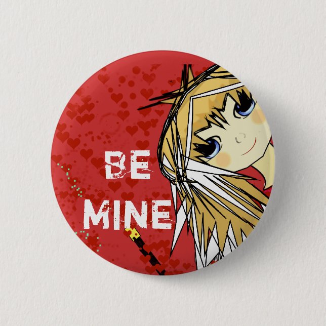 Badge Rond 5 Cm Sois minable fille (Devant)