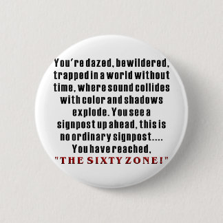 Badge Rond 5 Cm soixantième Anniversaire