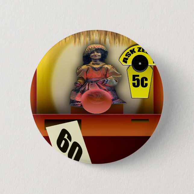 Badge Rond 5 Cm soixantième Anniversaire (Devant)