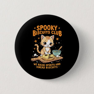 Badge Rond 5 Cm Soky Biscuits Club Chat Drôle Halloween Baking