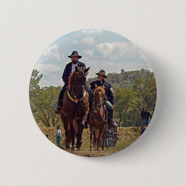 Badge Rond 5 Cm Soldats de l'union monétaire (Devant)