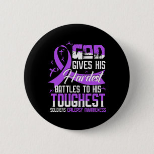 Badge Rond 5 Cm Soldats les plus touchants de Dieu SENSIBILISATION