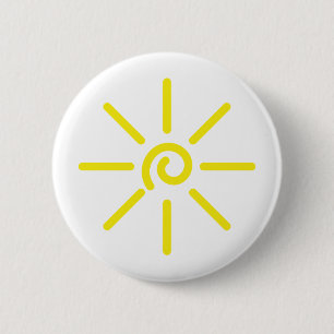 Badge Rond 5 Cm soleil