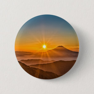 Badge Rond 5 Cm Soleil