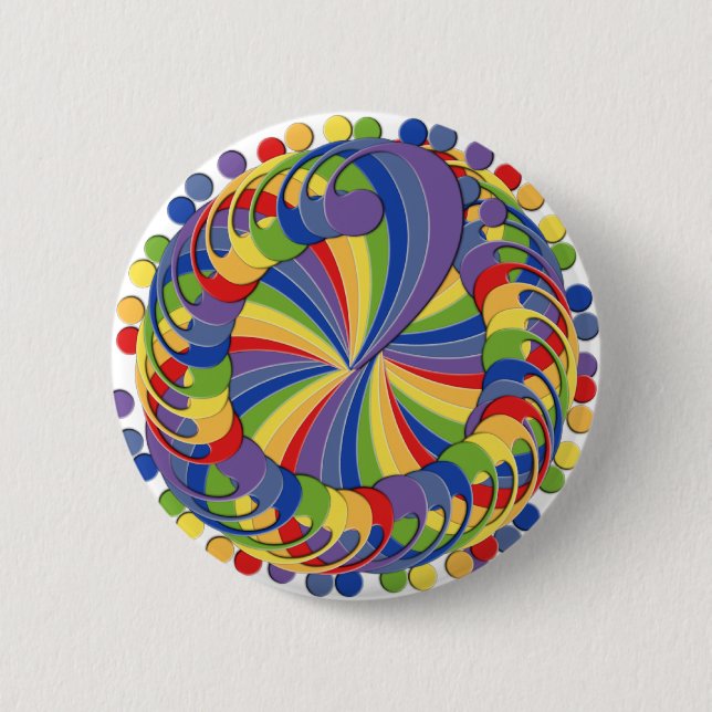 Badge Rond 5 Cm Soleil 2 de clef basse (Devant)