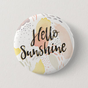Badge Rond 5 Cm Soleil de la brise II   de pré bonjour