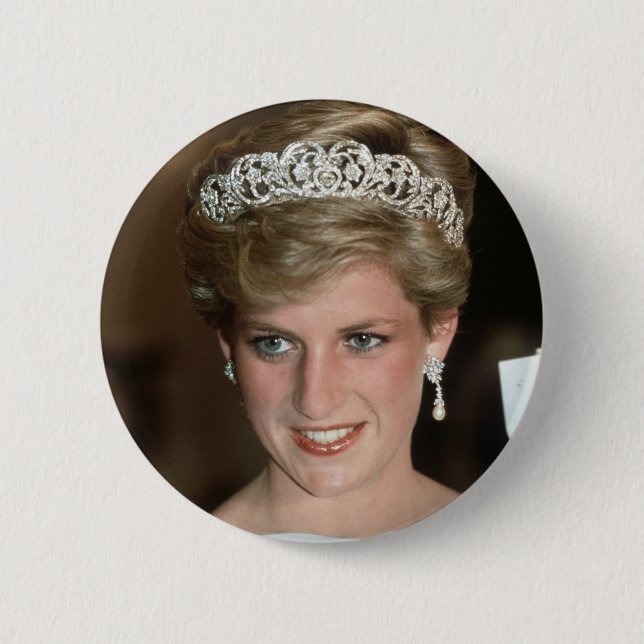 Badge Rond 5 Cm Soleil ! HH Princesse de Galles (Devant)
